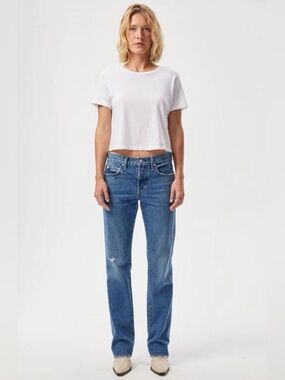 Amo Denim Charlotte Straight in Romeo size 29